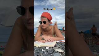 🌞 asmr italymeet kiotoapparenza summer italian sea reading ootd travel [upl. by Rana]