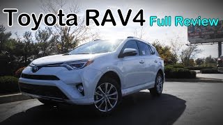 2017 Toyota RAV4 Full Review  LE XLE SE Limited Platinum amp Hybrid [upl. by Nonnarb663]