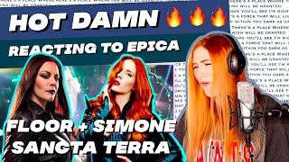 VOCAL COACH REACTS  EPICA ft Floor Jansen Sancta Terra their chemistry is so wholesome [upl. by Ellenehc839]