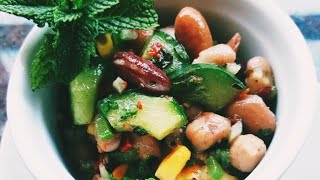 THREE BEAN SALAD  a beginners guide to an easy salad [upl. by Pogue]