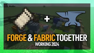 How to USE Fabric Mods and Forge Mods TOGETHER in Minecraft [upl. by Itteb]