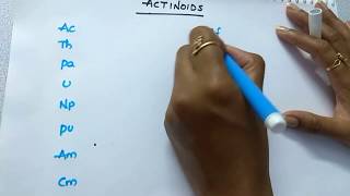 f Block tricks for Actinoids [upl. by Etnuaed386]