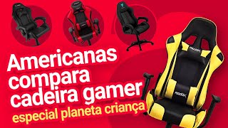 AMERICANAS COMPARA CADEIRA GAMER 💺 VEM ESCOLHER A SUA 🎮 [upl. by Rammaj229]