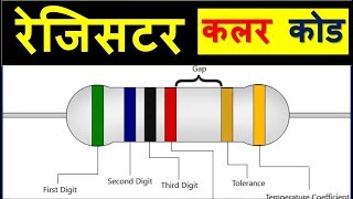 How to calculate value of resistor using color code on its body  Resistance with color code [upl. by Ettennahs]