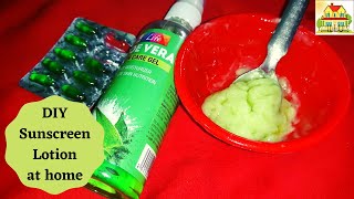 DIY Sunscreen Lotion Spf 30 without Zinc Oxide in Telugu  Mana illu [upl. by Eus407]