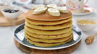 Clatite americane cu banane fara zahar  Pancakes cu banane CC Eng Sub  JamilaCuisine [upl. by Juna]