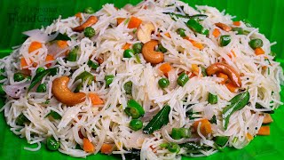 Semiya Upma Simple amp Tasty Vermicelli Upma Breakfast Recipe [upl. by Judenberg]