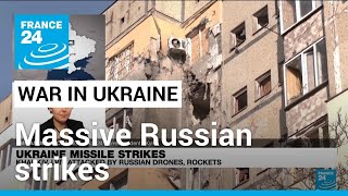 Kyiv awakened by loud sirens amid massive Russian strikes on Ukraine • FRANCE 24 English [upl. by Yelrak578]