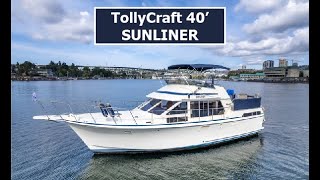 TollyCraft 40 Sundeck Motoryacht [upl. by Hanschen]