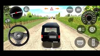 4×4 Black BOLERO CAR  Indian Car simulator game 3Dford blue automobile [upl. by Blackstock]