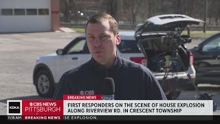 Latest on the deadly house explosion in Crescent Twp with KDKAs Chris Hoffman [upl. by Etnaihc37]