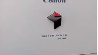 Canon imageRUNNER 2420l  AllinOne Printer  Demo [upl. by Berard220]