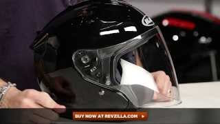 HJC FG Jet Helmet Review at RevZillacom [upl. by Arahsat]