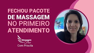 Fechou pacote de massagem no primeiro atendimento [upl. by Estes]