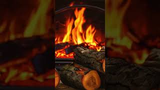 🔴Sleep with Relaxing Fireplace Burning Sound Cozy Winter Room Ambience for Sleep shorts shortvideo [upl. by Jempty936]