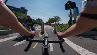 4K  NYC Bike Tour  Central Park to World Trade Center [upl. by Illom]