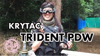 【ウピウピ隊】KRYTAC TRIDENT PDWを撃ってみた【ゆっきぃ編】 [upl. by Libre]