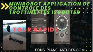 Présentation de lapplication MiniRobot de contrôle des trottinettes ISCOOTER [upl. by Armil]