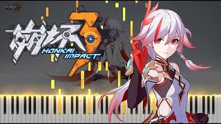 Honkai Impact 3rd Theme Rubia  Piano Cover Sheet Easy [upl. by Dinsmore]