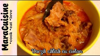 Cea mai gustoasă rețetă ‼️ VARZA CALITA CU CIOLAN AFUMAT 70  MaraCuisine [upl. by Jennine]