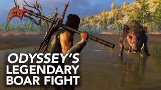 How To Defeat Assassin’s Creed Odysseys Legendary Boar [upl. by Nev300]