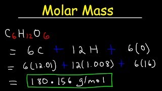 How To Calculate The Molar Mass of a Compound  Quick amp Easy [upl. by Sirehc421]