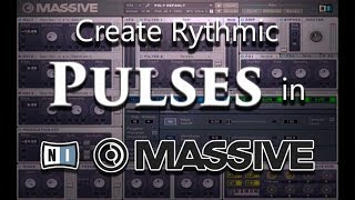 How to Create Rhythmic Pulses in Native Instruments Massive 4 Controllable Layers [upl. by Evaleen258]