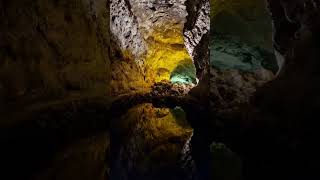 Reflection in water 📍Cueva de Los Verdes Lanzarote 🌴 [upl. by Morna]