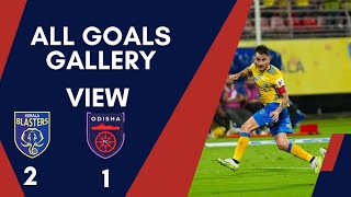 Kerala Blasters vs Odisha FCall goals Gallery View🔥 [upl. by Letha755]