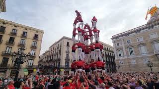 Castellers de Barcelona 9 de 7  55è aniversari [upl. by Evars]