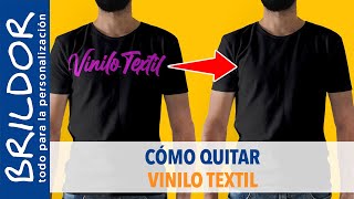 Cómo quitar vinilo textil [upl. by Atiniuq]