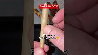 How to spot a fake RAW Cone ⚠️👀 [upl. by Thurmann51]