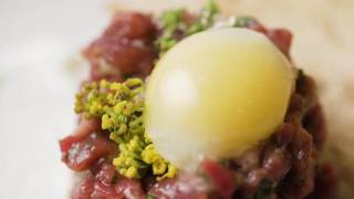 Steak tartare by Chef Michael Beckman [upl. by Nerhtak]