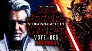 Les 15 Meilleurs Seigneurs Sith Chevaliers Jedi et autres personnages de lUnivers Étendu Legends [upl. by Baudelaire]