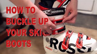 How to Properly Buckle up Your Ski Boots [upl. by Danete]