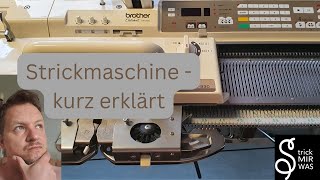 Strickmaschine  Brother KH  Einführung  Erste Schritte [upl. by Breech565]