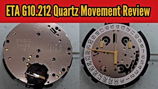 ETA G10212 Chronograph Swiss Watch Quartz Movement Unboxing Review  Watch Repair Channel [upl. by Ayin451]