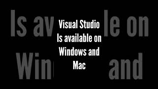 Which one to use Visual Studio or Visual Studio Code shorts visualstudio vscode [upl. by Maples]