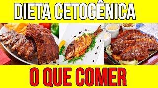 Dieta cetogênica Cardápio Semanal Simples Completo  O que Comer Passo a Passo [upl. by Suvart]