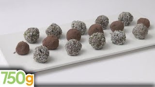 Recette de Petites truffes au chocolat  750g [upl. by Nary]