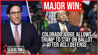 MAJOR WIN Colorado Judge Allows Trump to Stay on Ballot After ACLJ Defense [upl. by Faxen]