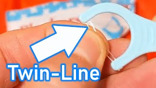 Review Plackers TwinLine Dental Floss Picks Best Easiest Way to Floss [upl. by Malachi]