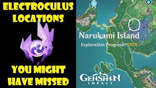 electroculus you might have missed narukami island hidden locations genshin impact 100 exploration [upl. by Packston]