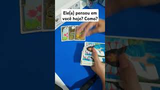 Elea pensou em você hoje Como tarotdodia tarot conselhododiashortstarot [upl. by Ateekan]