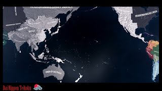 HOI4Empire of Japan Timelapse [upl. by Adnolor]