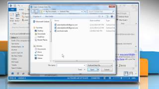 How to archive email messages in Outlook 2013 Tutorial [upl. by Laekcim]