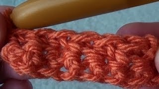 Alternate Single Crochet Stitch by Crochet Hooks You [upl. by Elrae]