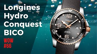 Two Tone Diver New Longines Hydroconquest  Watch of the Week Review 66 [upl. by Serge]