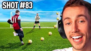 Miniminter Reacts To Behzinga Taking 100 Shots Vs Danny Aarons [upl. by Emolas]