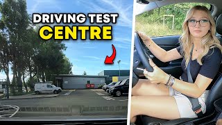 Her First Time at the Driving Test Centre  What Happens on Test Day [upl. by Kovar778]